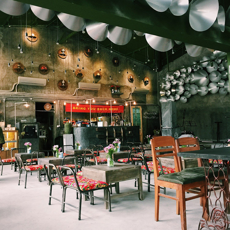 Thiết Kế Quán Cafe Phong Cách Vintage