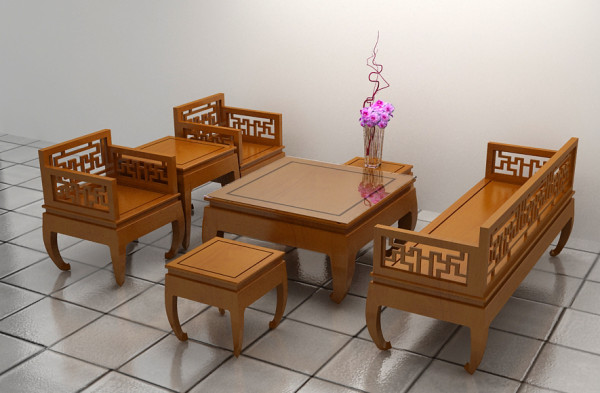 Mẫu bàn ghế được làm bằng gỗ công nghiệp